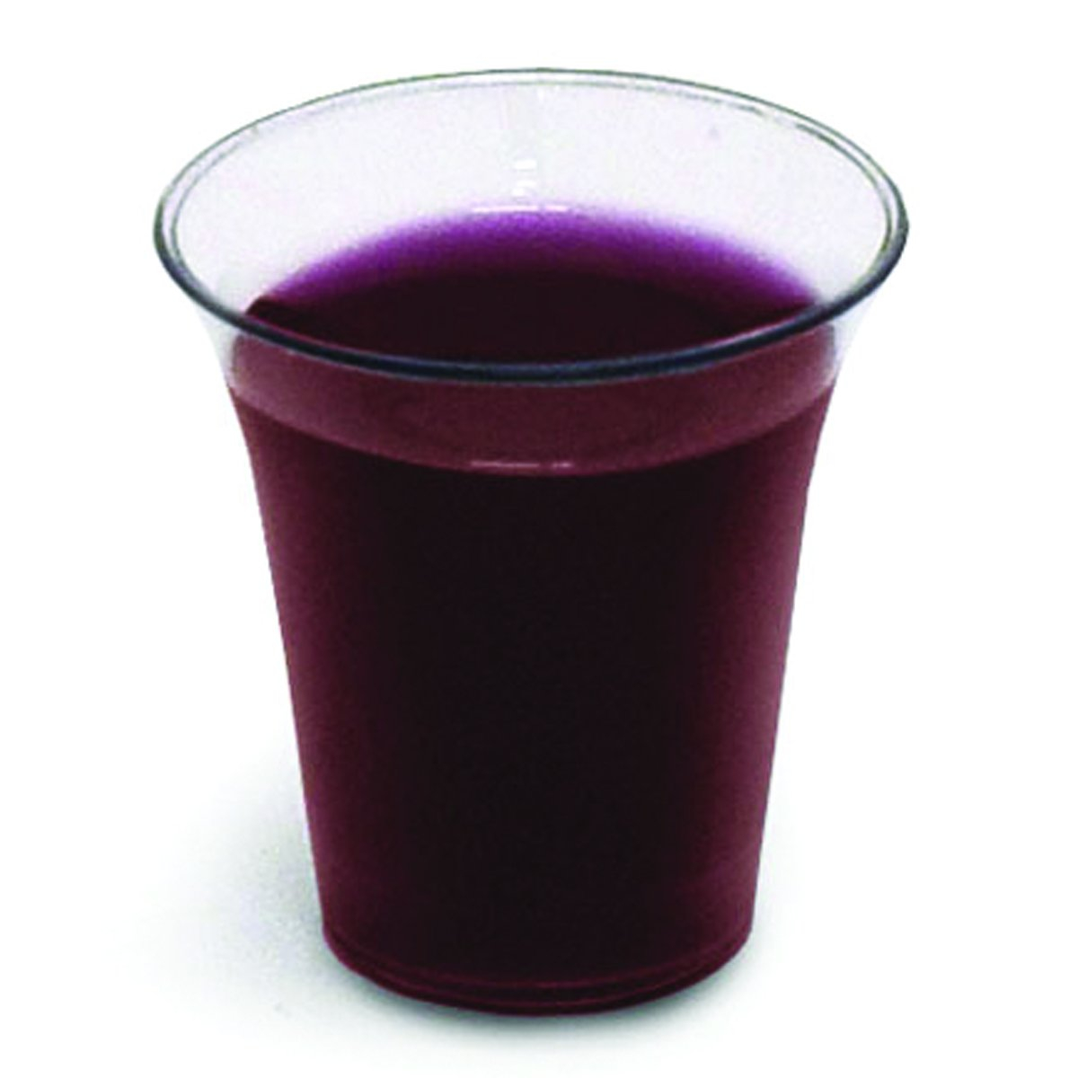 Grape-Colored Plastic Communion Cups