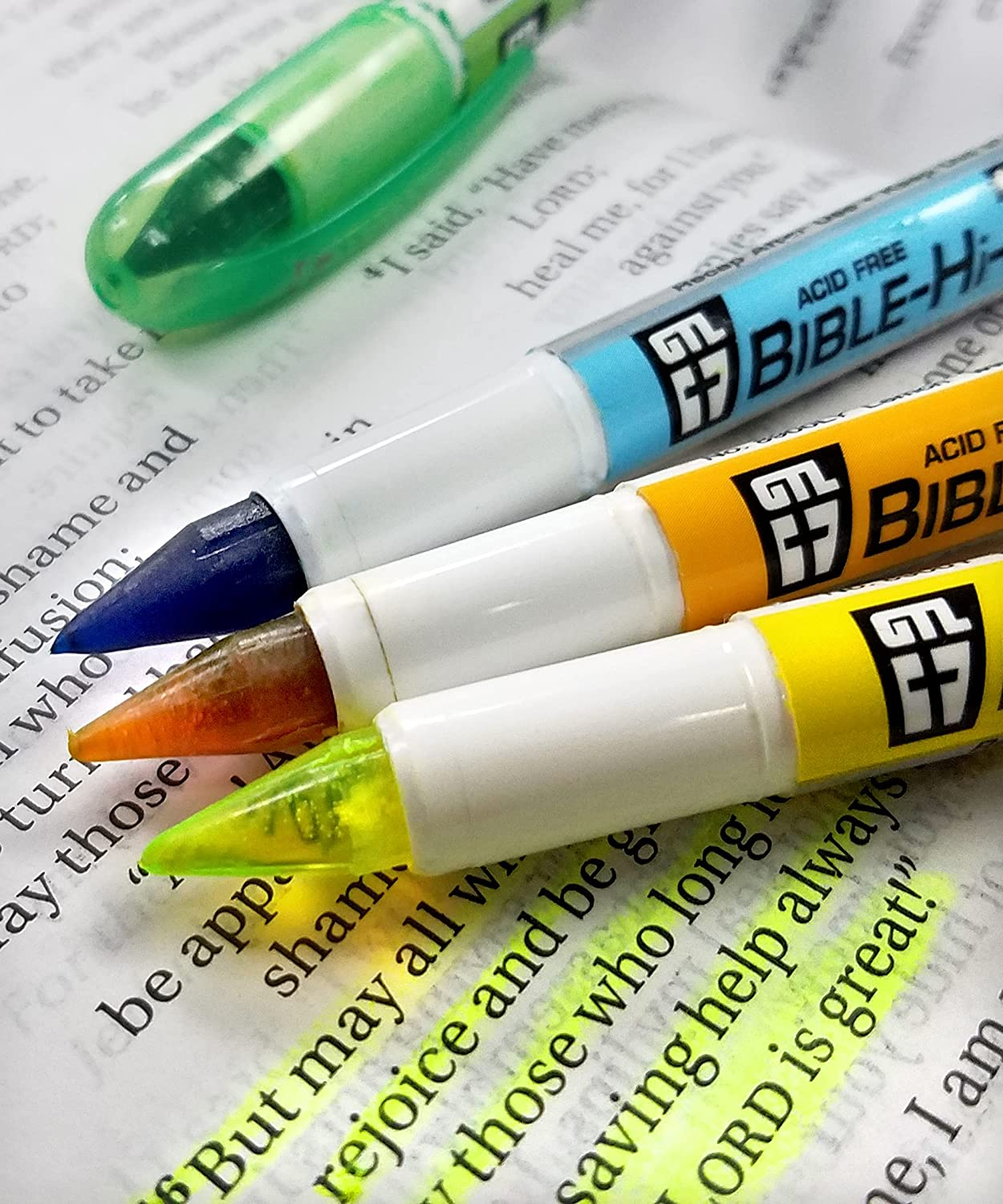 Bible Study Kit: Gel Highlighters & Pens No Bleed - Fine Tip Set